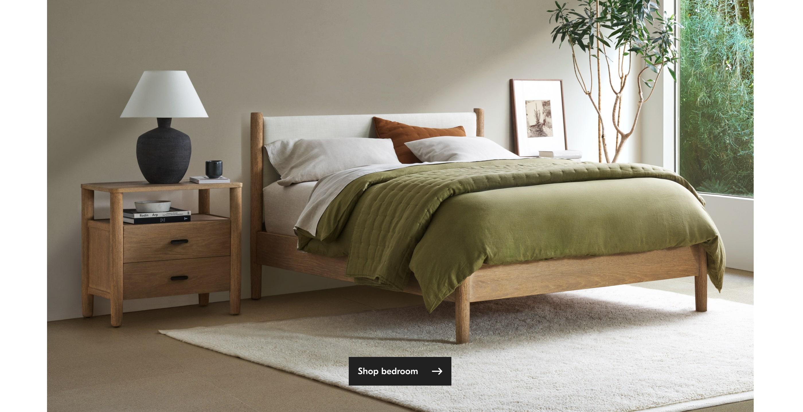 Design Crew landing page- shop bedroom